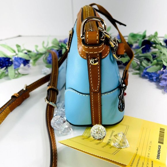 Dooney & Burke Blue Wexford Doomed Crossbody Purse - Picture 5 of 13